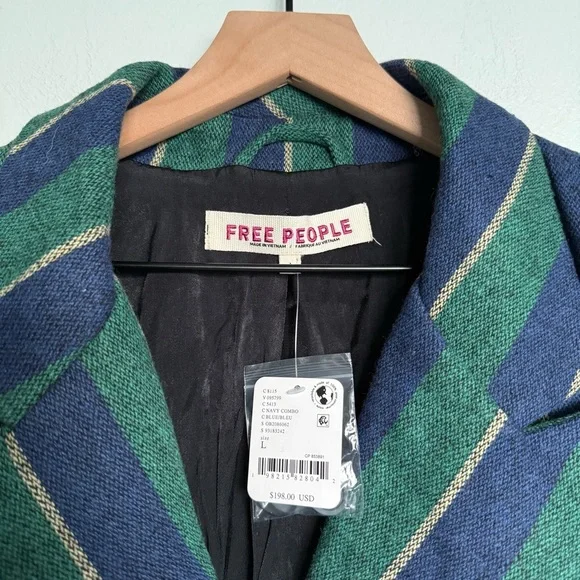 Free People Betty Striped Blazer - Picture 8 of 9